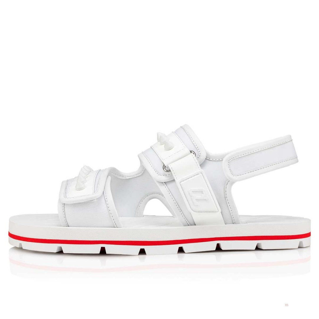 Christian Louboutin Siwa Men's Sandals White | MGVSED643