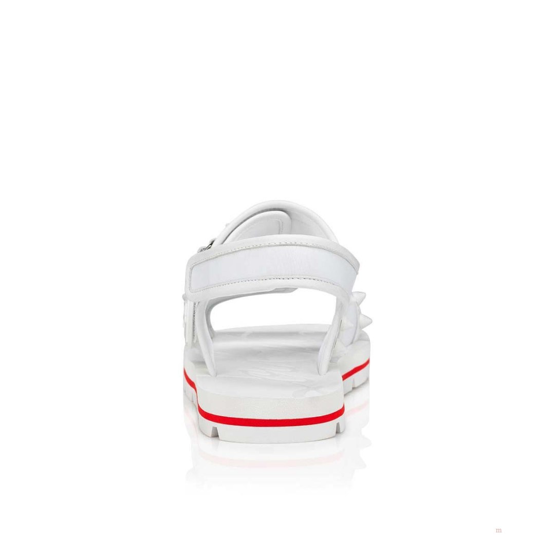 Christian Louboutin Siwa Men's Sandals White | MGVSED643