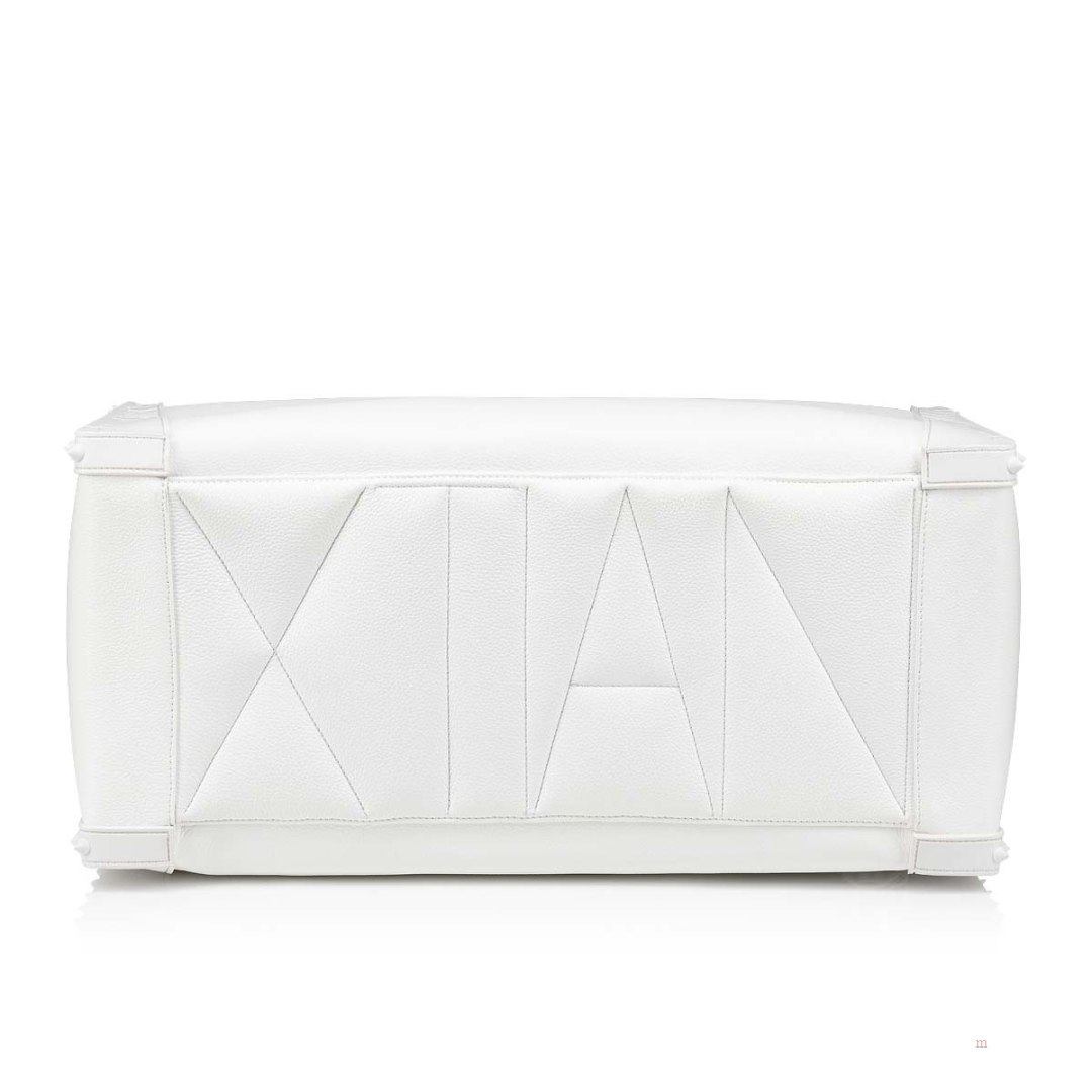 Christian Louboutin Sneakender Men's Travel Bag White | EUOMKX895