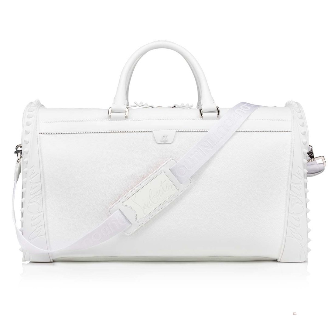 Christian Louboutin Sneakender Men\'s Travel Bag White | EUOMKX895