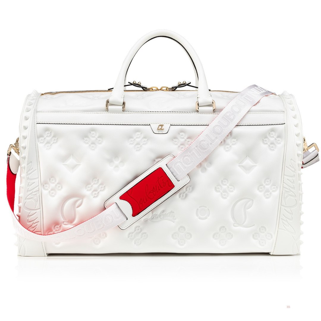 Christian Louboutin Sneakender Men's Travel Bag White | JFVZDM182