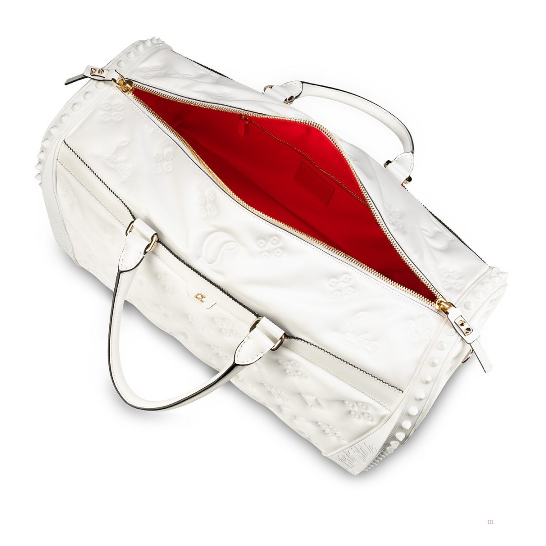 Christian Louboutin Sneakender Men's Travel Bag White | JFVZDM182