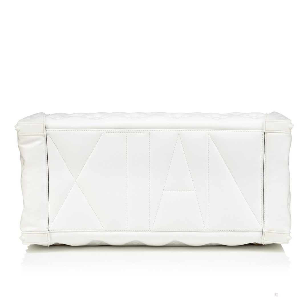 Christian Louboutin Sneakender Men's Travel Bag White | JFVZDM182