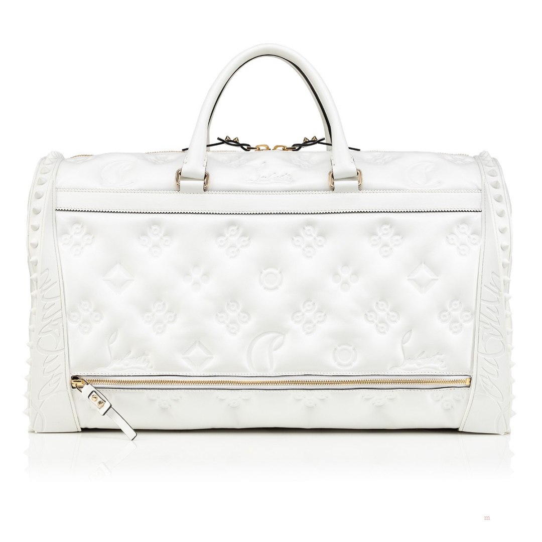 Christian Louboutin Sneakender Men's Travel Bag White | JFVZDM182