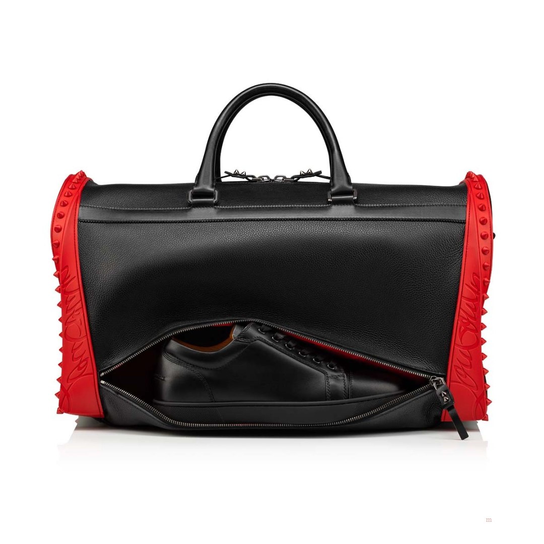 Christian Louboutin Sneakender Men's Travel Bag Black | PBNQYE320