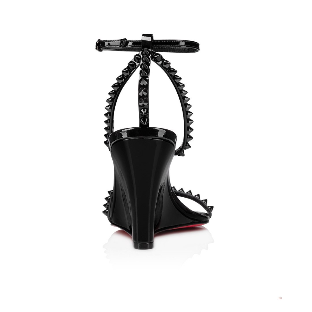 Christian Louboutin So Me Wedge Women's Sandals Black | ELWBVT862