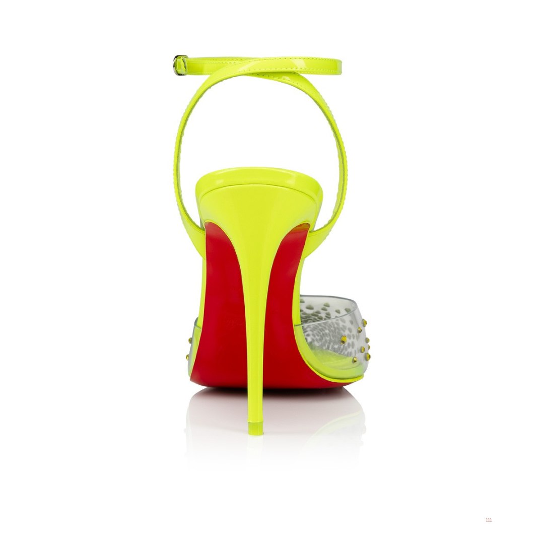 Christian Louboutin Spikaqueen Women's Pumps Yellow | CRIGVZ159