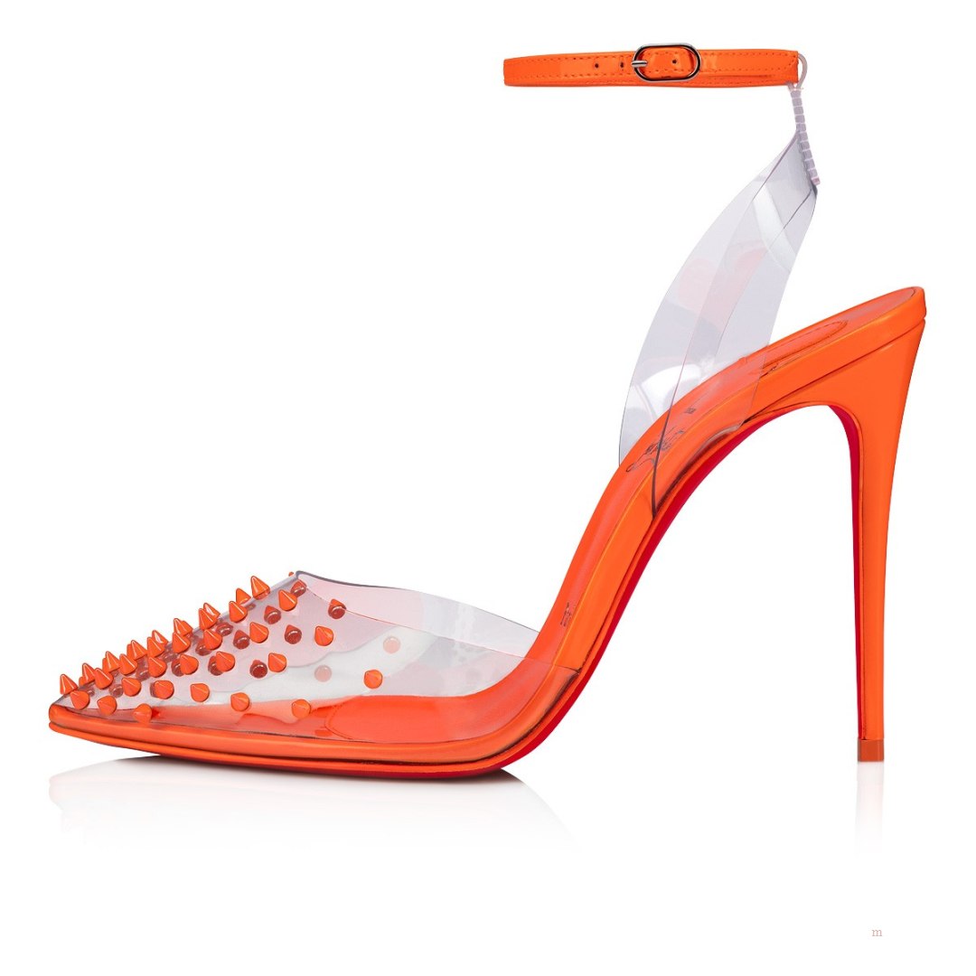 Christian Louboutin Spikoo Women's Pumps Orange | KFBMJT632