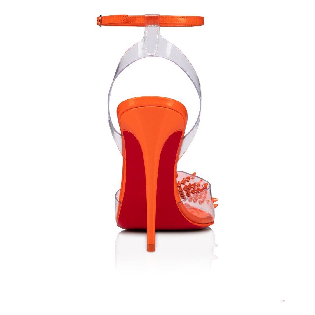 Christian Louboutin Spikoo Women's Pumps Orange | KFBMJT632