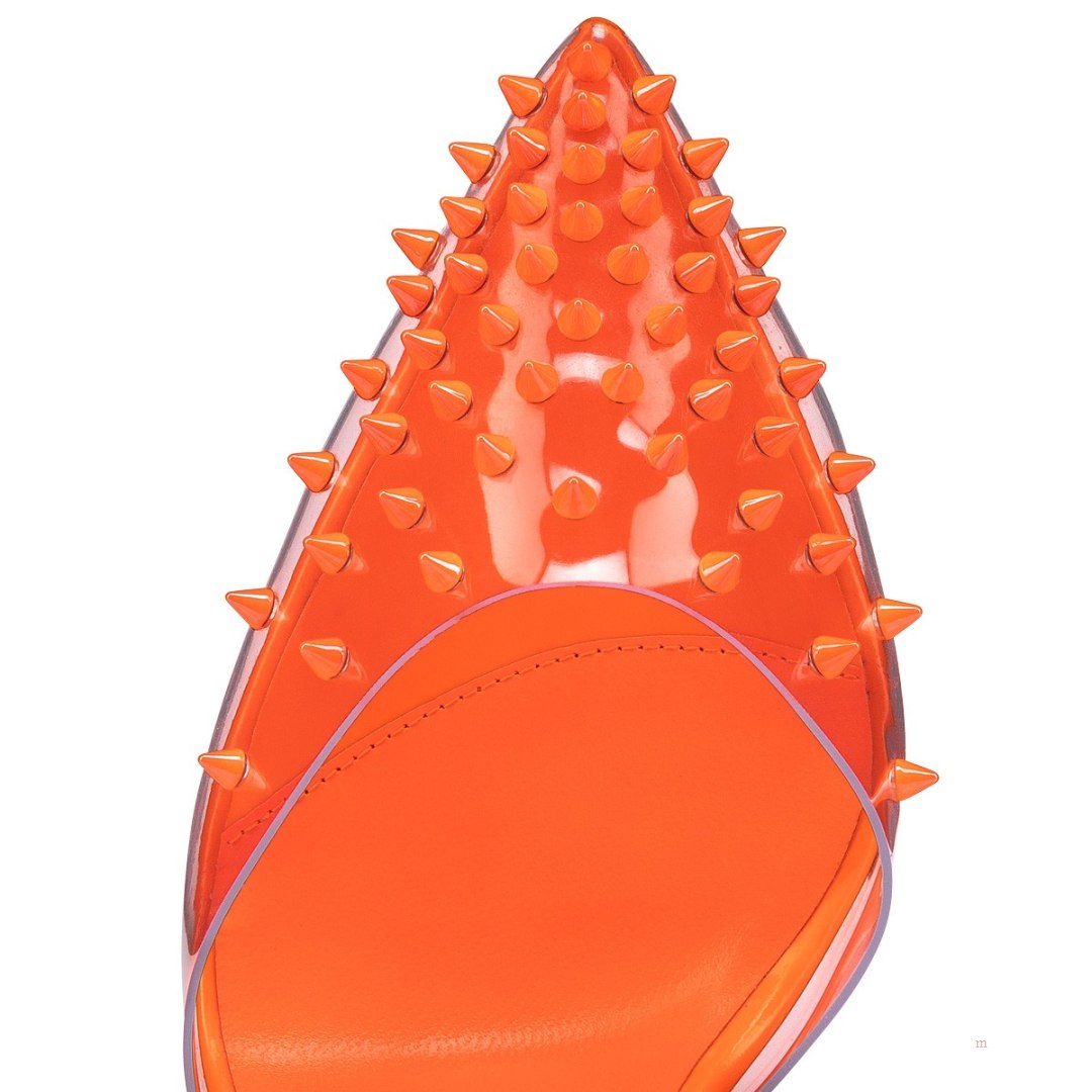 Christian Louboutin Spikoo Women's Pumps Orange | KFBMJT632