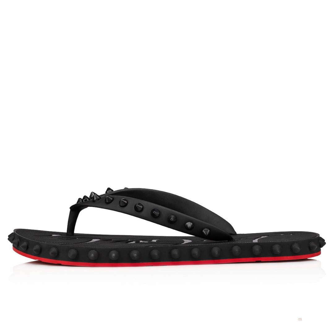 Christian Louboutin Super Loubi Flip Women's Sandals Black | DCXWGR392