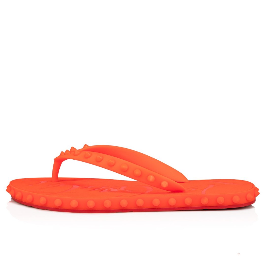 Christian Louboutin Super Loubi Flip Women's Sandals Orange | ICRPTQ298