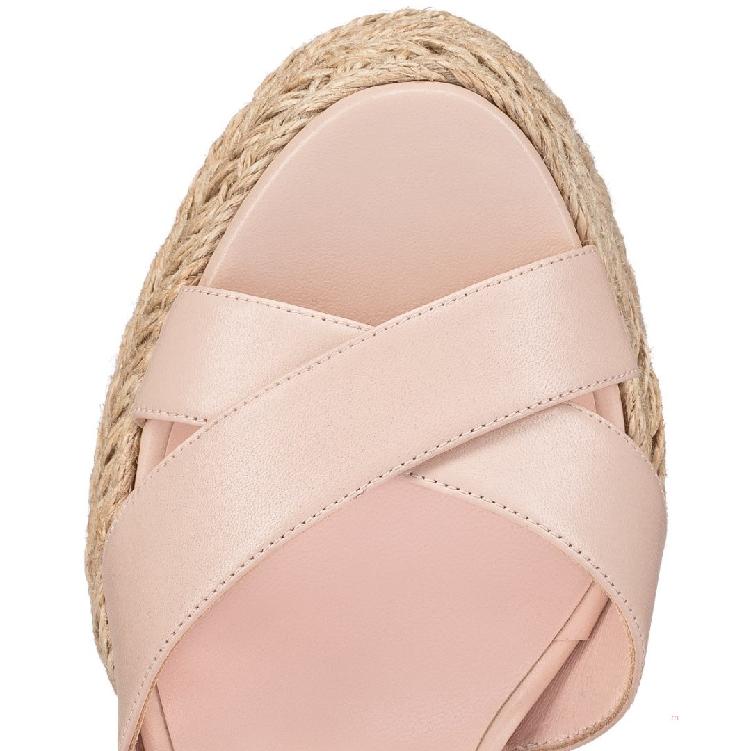 Christian Louboutin Super Mariza Women's Espadrilles Beige | PTCOMY091