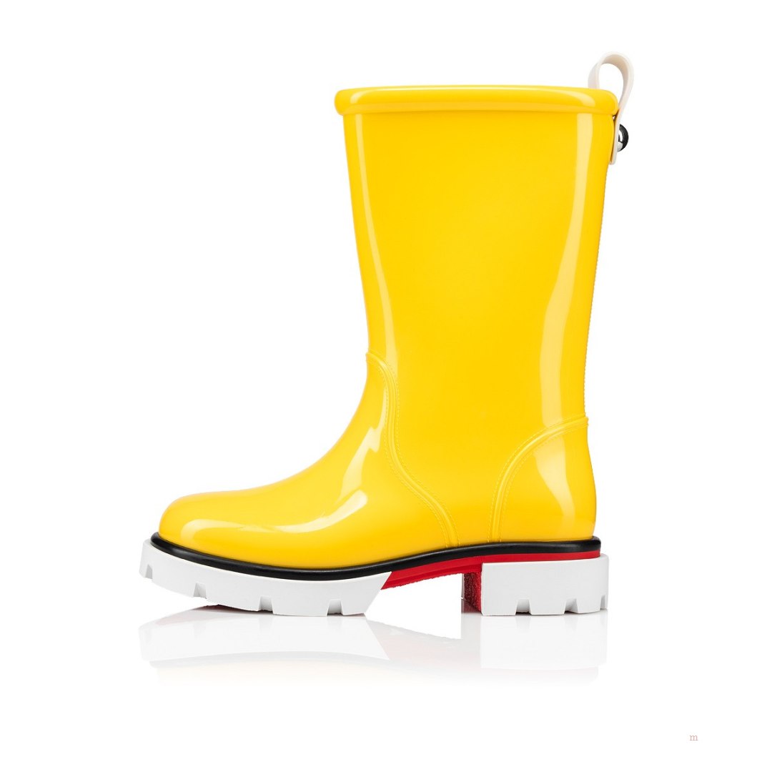 Christian Louboutin Toy Pluie Boys' Rain Boots Yellow | LSZBWD986