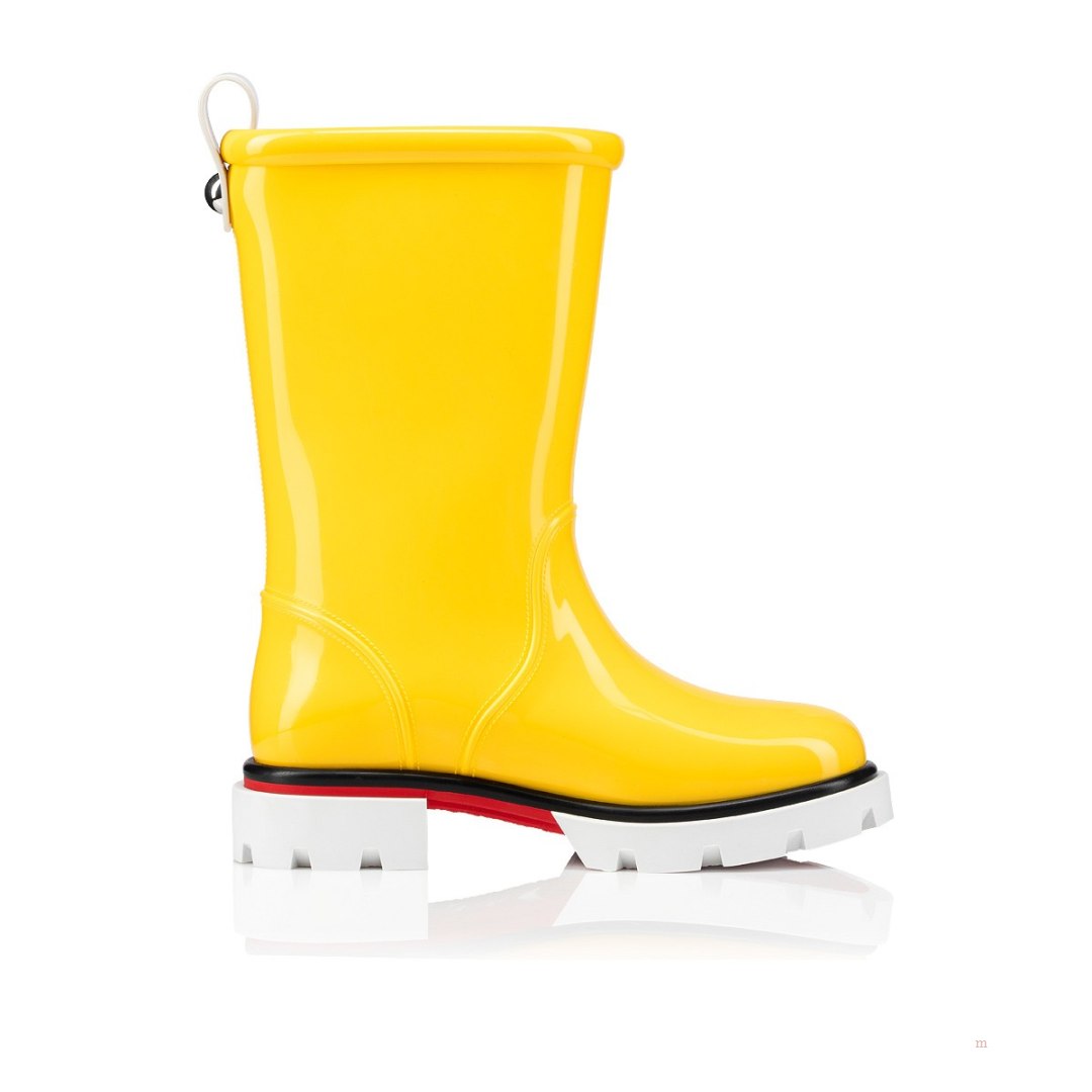 Christian Louboutin Toy Pluie Boys' Rain Boots Yellow | LSZBWD986