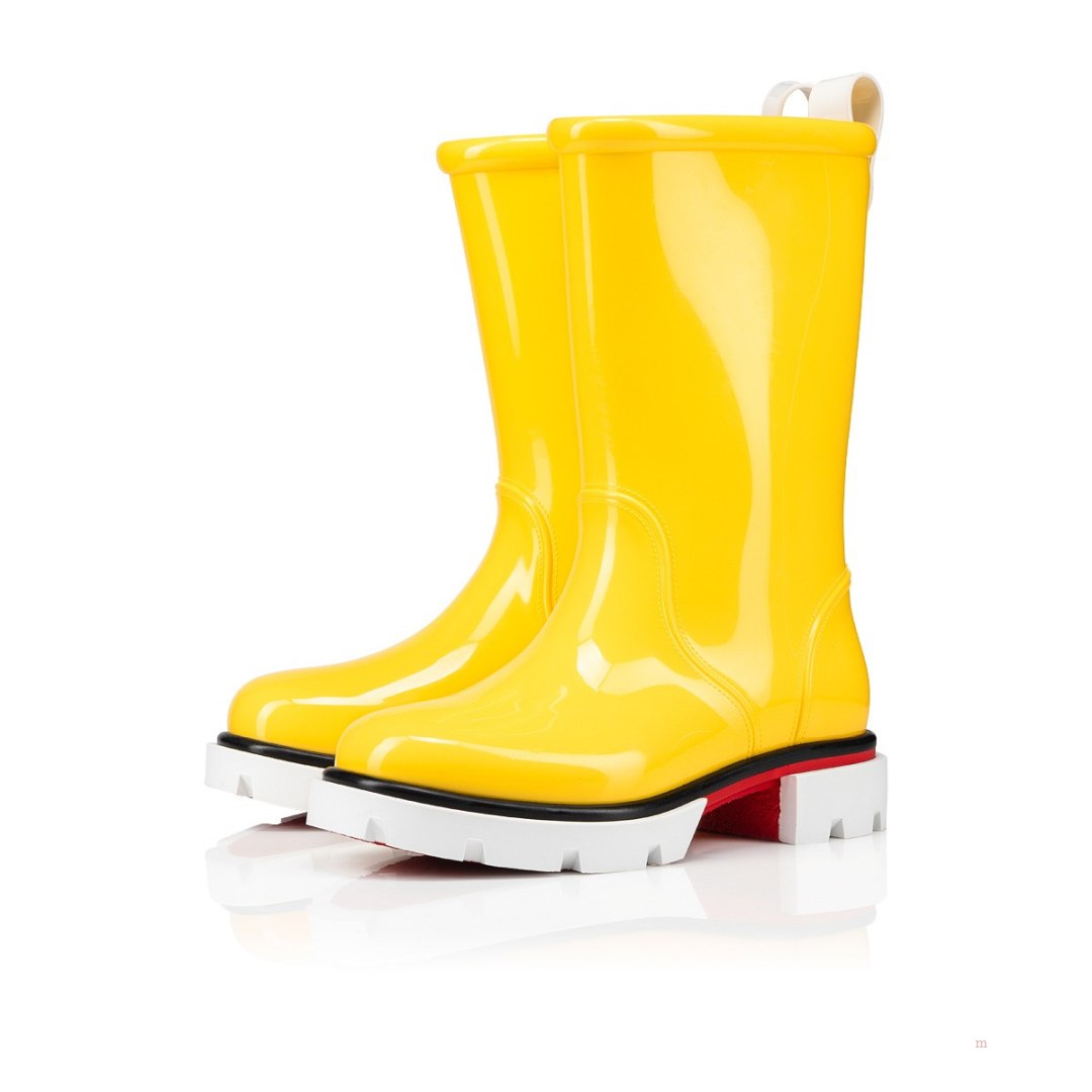 Christian Louboutin Toy Pluie Boys\' Rain Boots Yellow | LSZBWD986