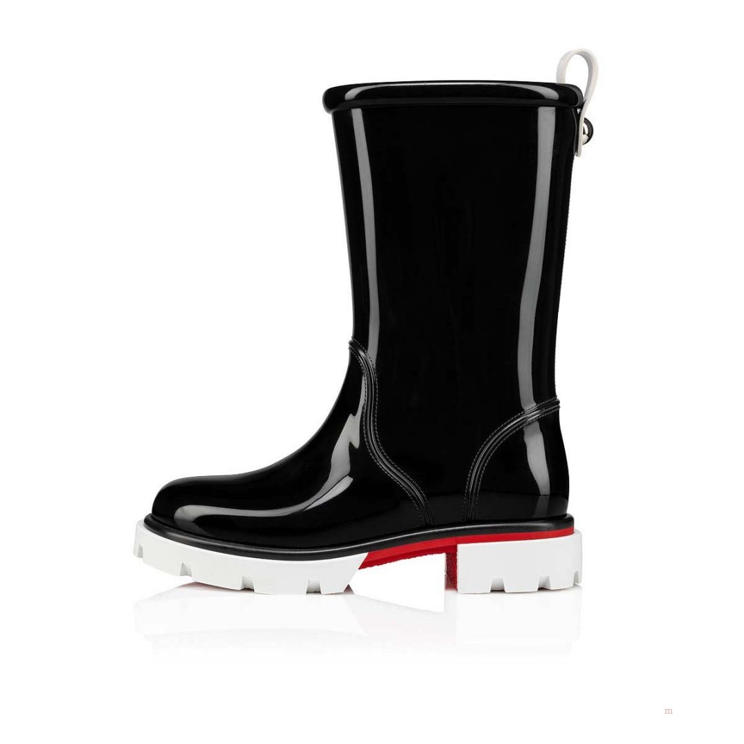 Christian Louboutin Toy Pluie Boys' Rain Boots Black | PLIEXR431