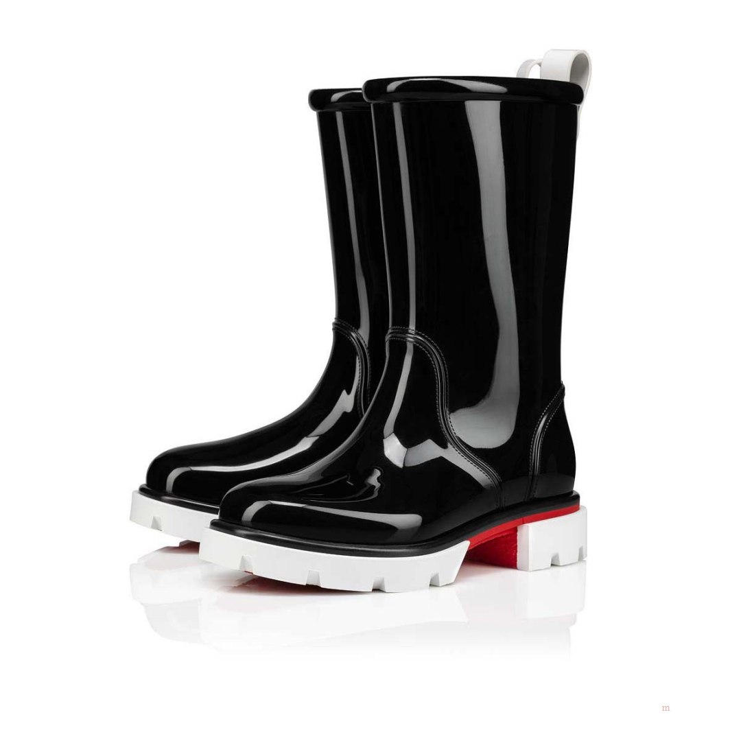 Christian Louboutin Toy Pluie Boys\' Rain Boots Black | PLIEXR431