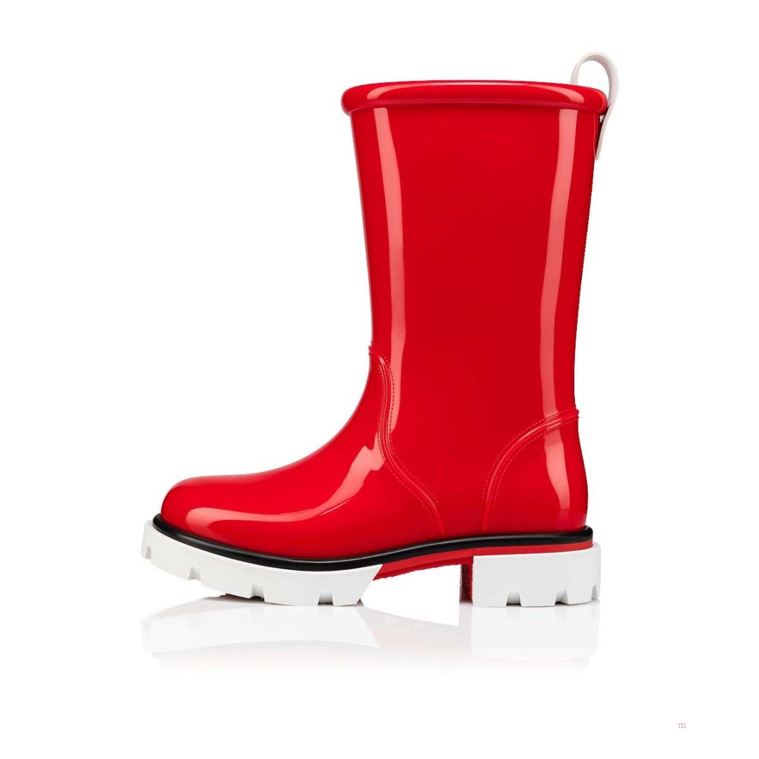 Christian Louboutin Toy Pluie Boys' Rain Boots Red | ZVDYGS469