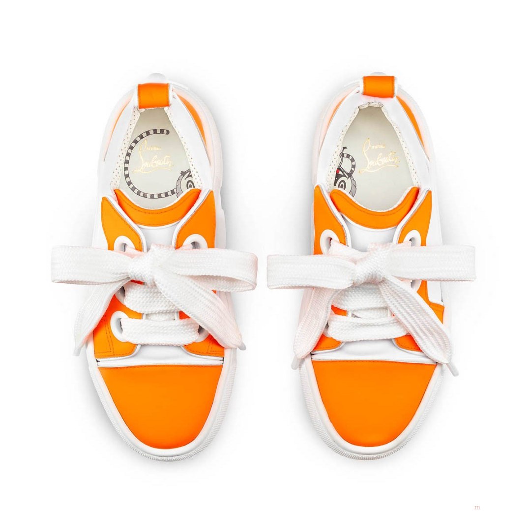 Christian Louboutin Toy Toy Boys' Low Top Sneakers Orange | EMYBJV208