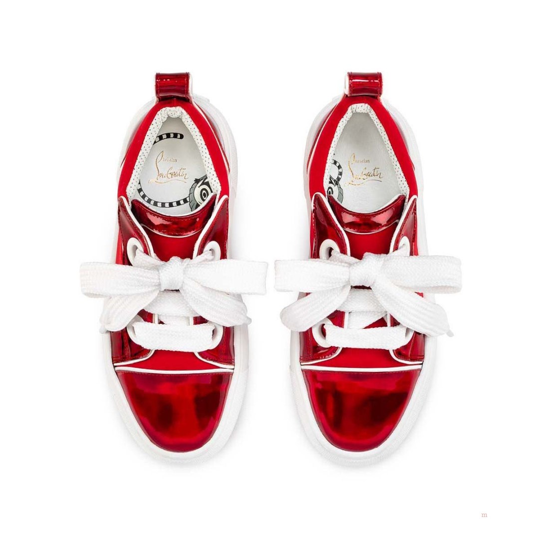 Christian Louboutin Toy Toy Boys' Low Top Sneakers Red | LMPNKA085