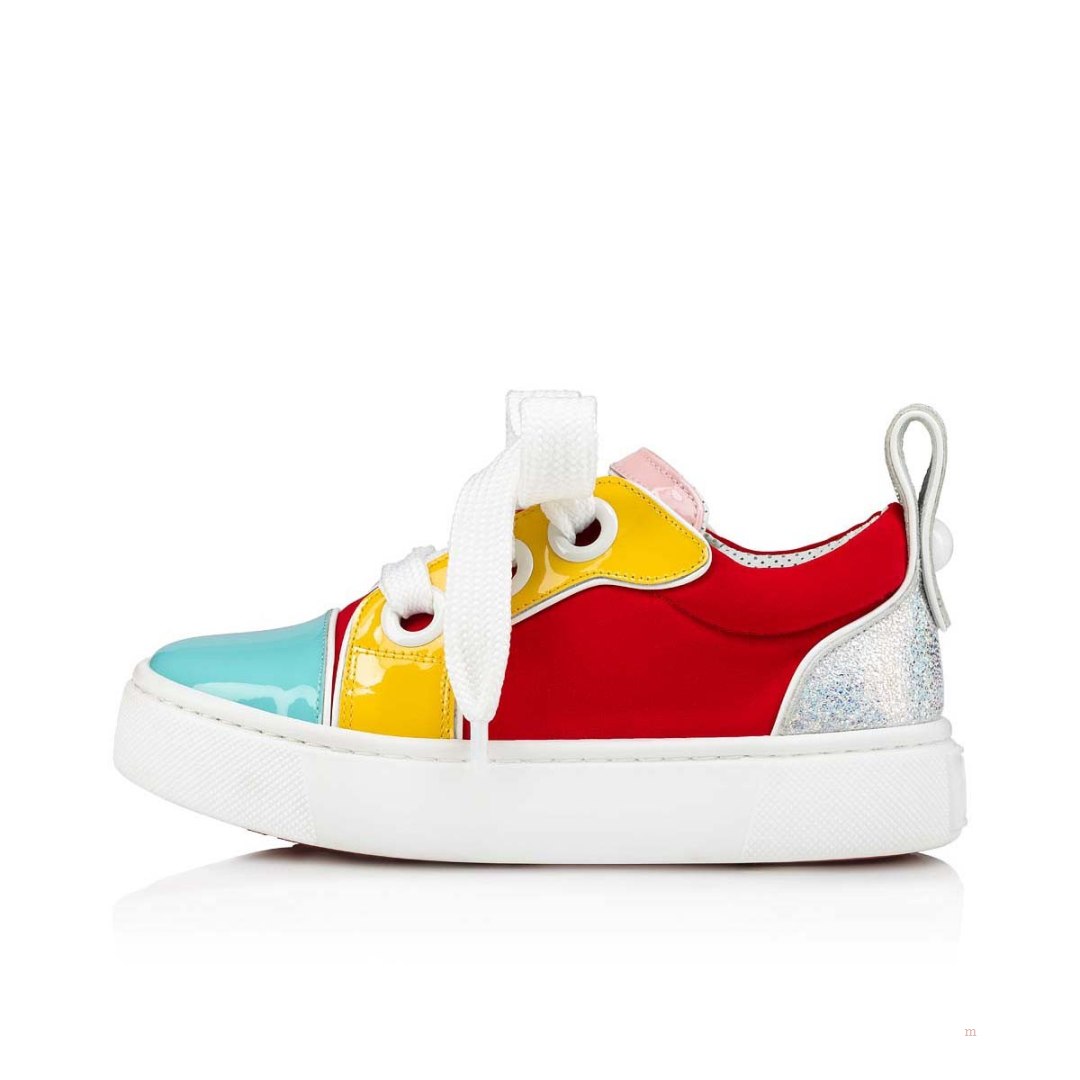 Christian Louboutin Toy Toy Boys' Low Top Sneakers Multicolor | LRFUHK856