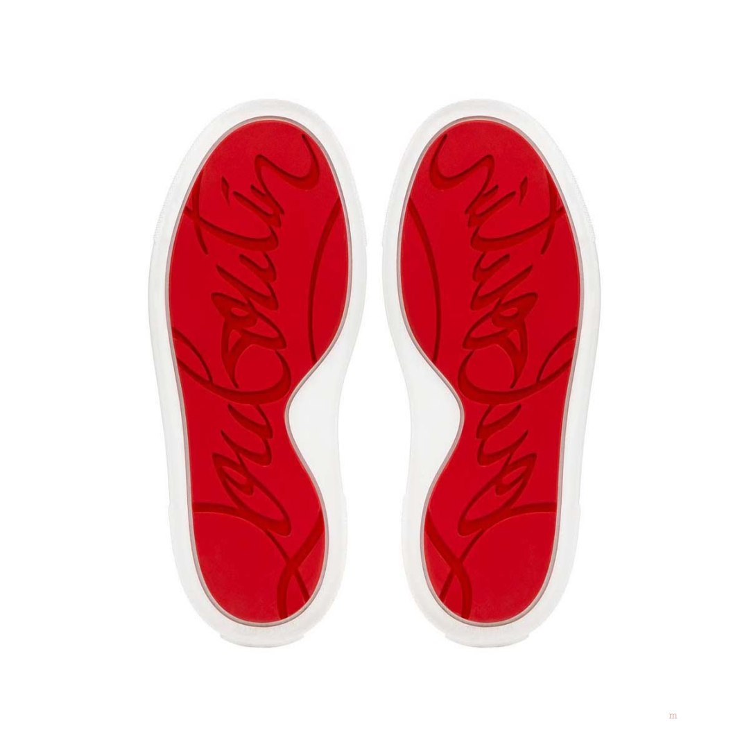 Christian Louboutin Toy Toy Girls' Low Top Sneakers Red | DYKNRI378