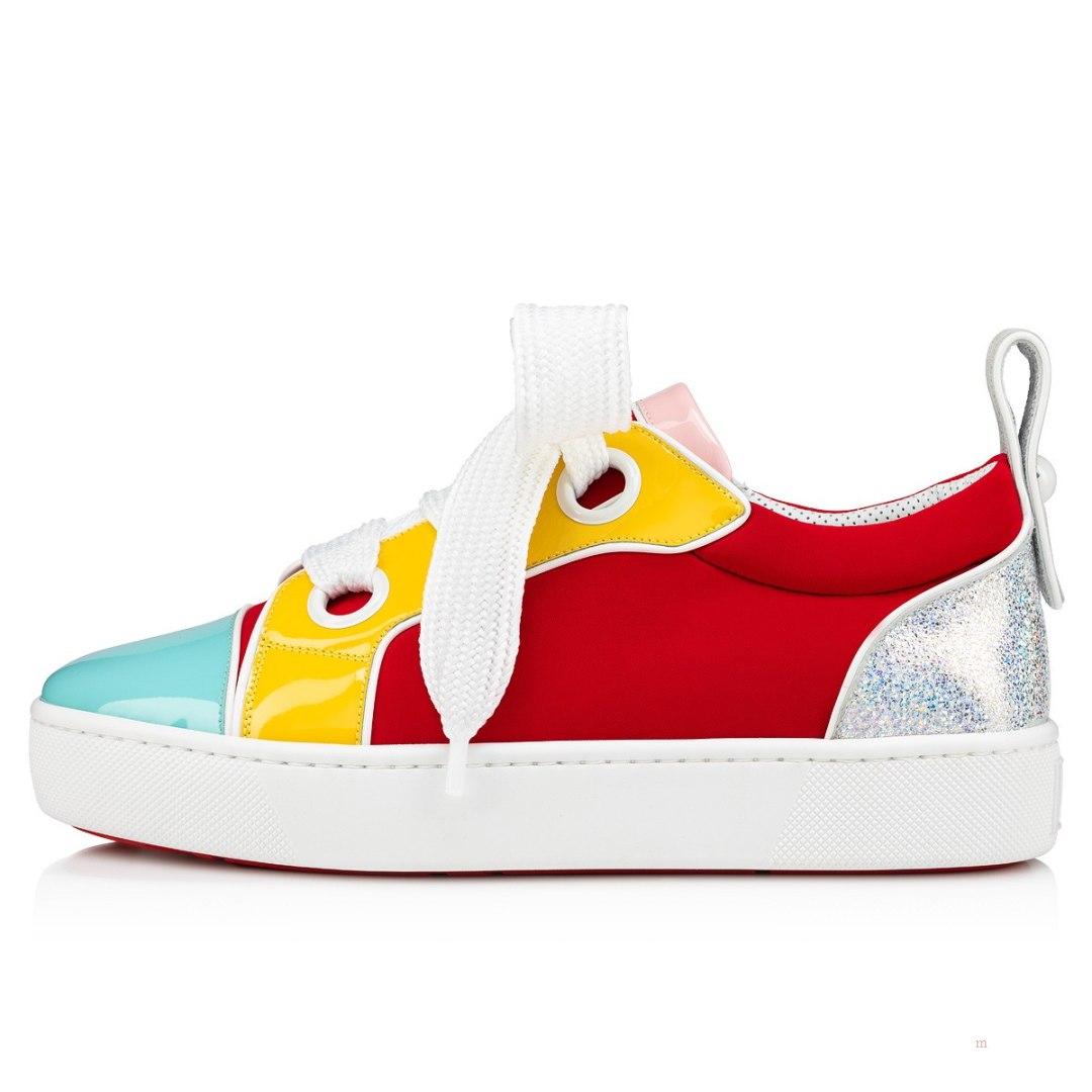 Christian Louboutin Toy Toy Men's Low Top Sneakers Multicolor | MFWQKO915