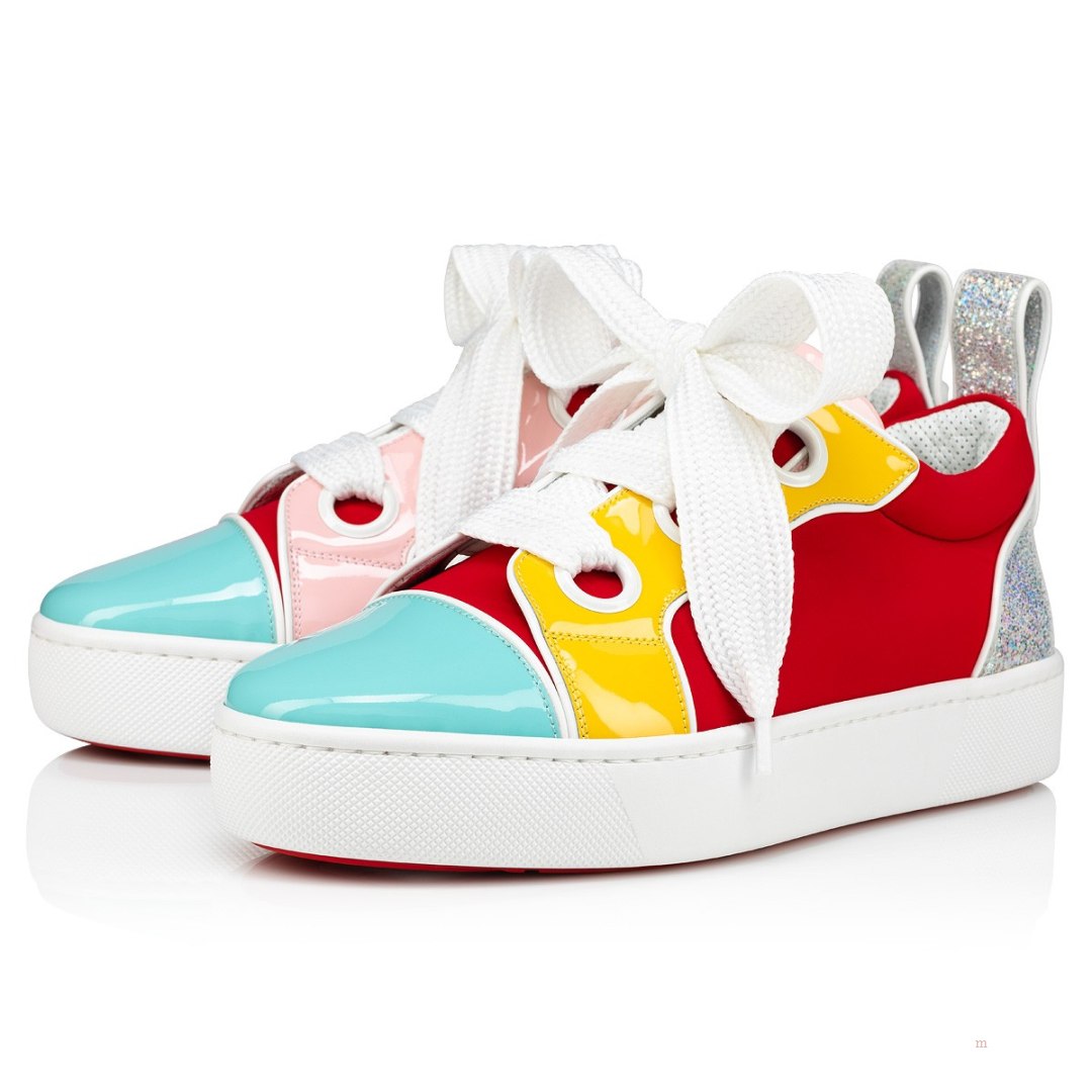 Christian Louboutin Toy Toy Men\'s Low Top Sneakers Multicolor | MFWQKO915