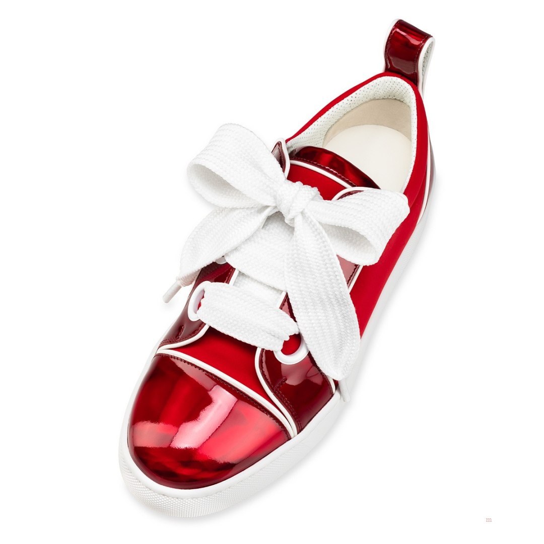 Christian Louboutin Toy Toy Men's Low Top Sneakers Red | WXUSQB824