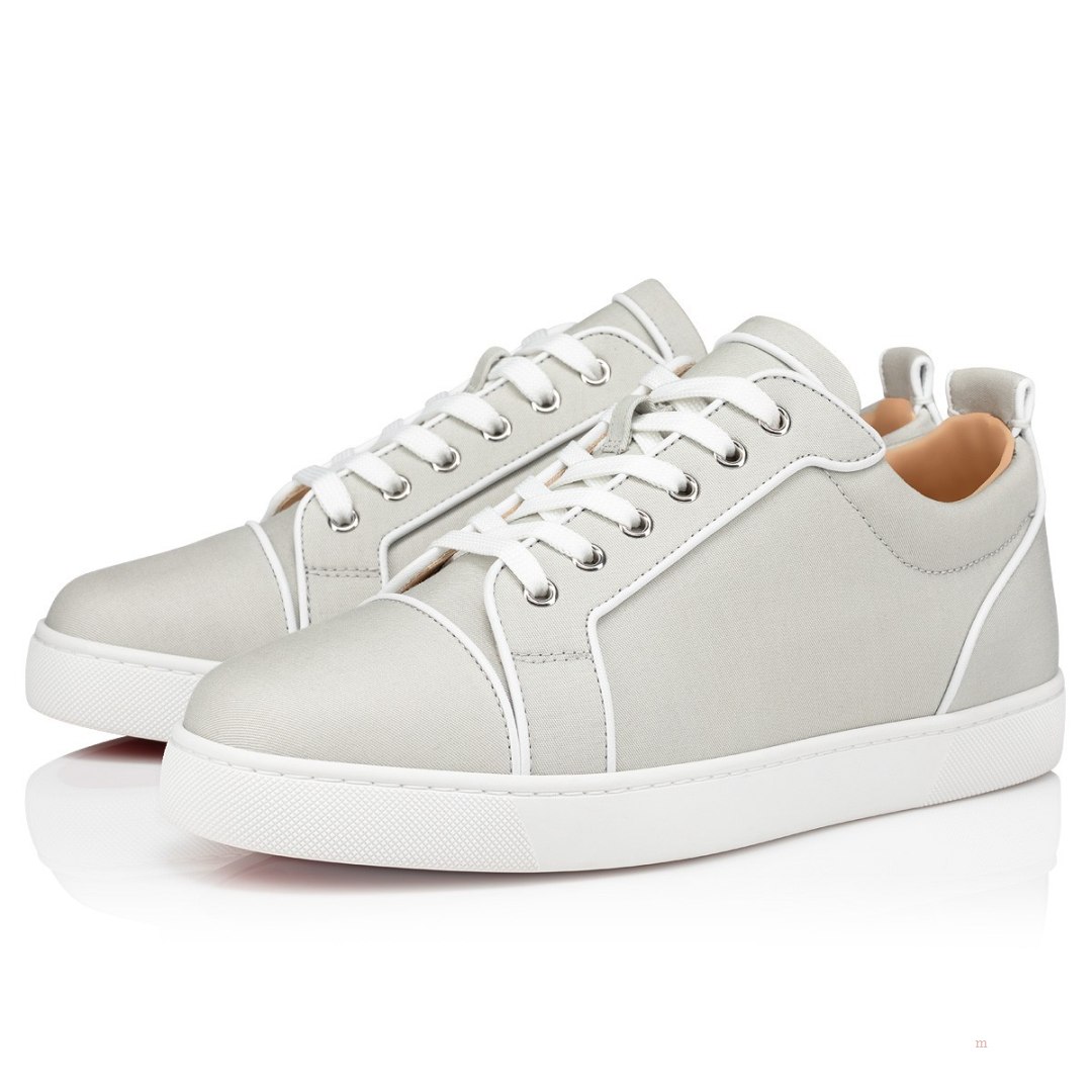 Christian Louboutin Varsijunior Men's Low Top Sneakers Grey | YKUCOH032