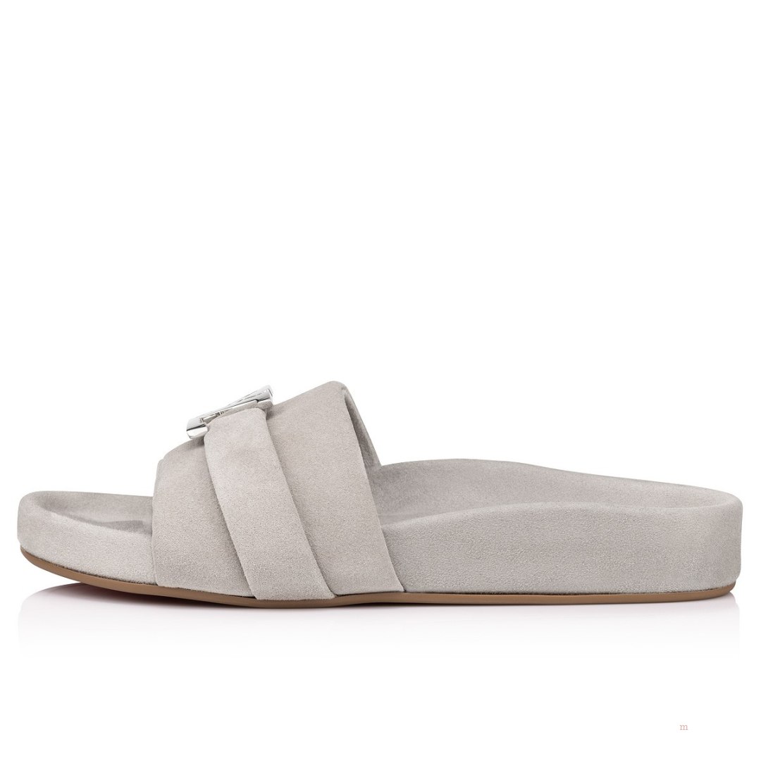 Christian Louboutin Varsimule Bizz Men's Sandals Grey | QINXED370