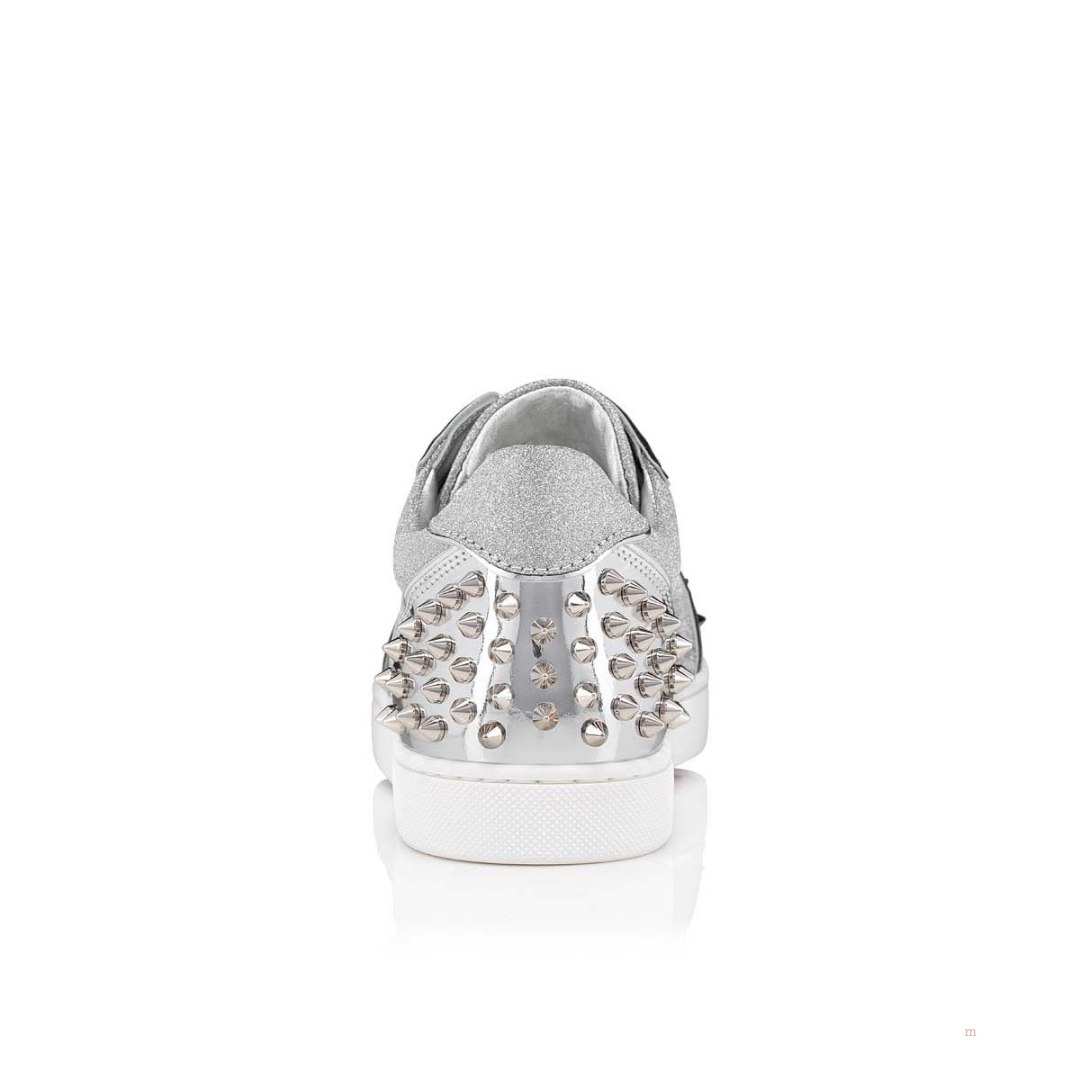 Christian Louboutin Vieira 2 Women's Low Top Sneakers Silver | TKUILN267