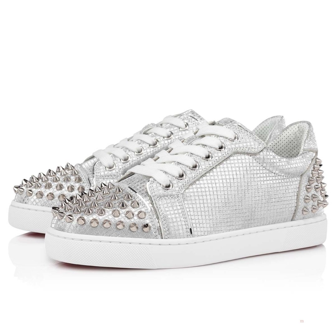 Christian Louboutin Vieira 2 Women's Sneakers Silver | ECDANI396