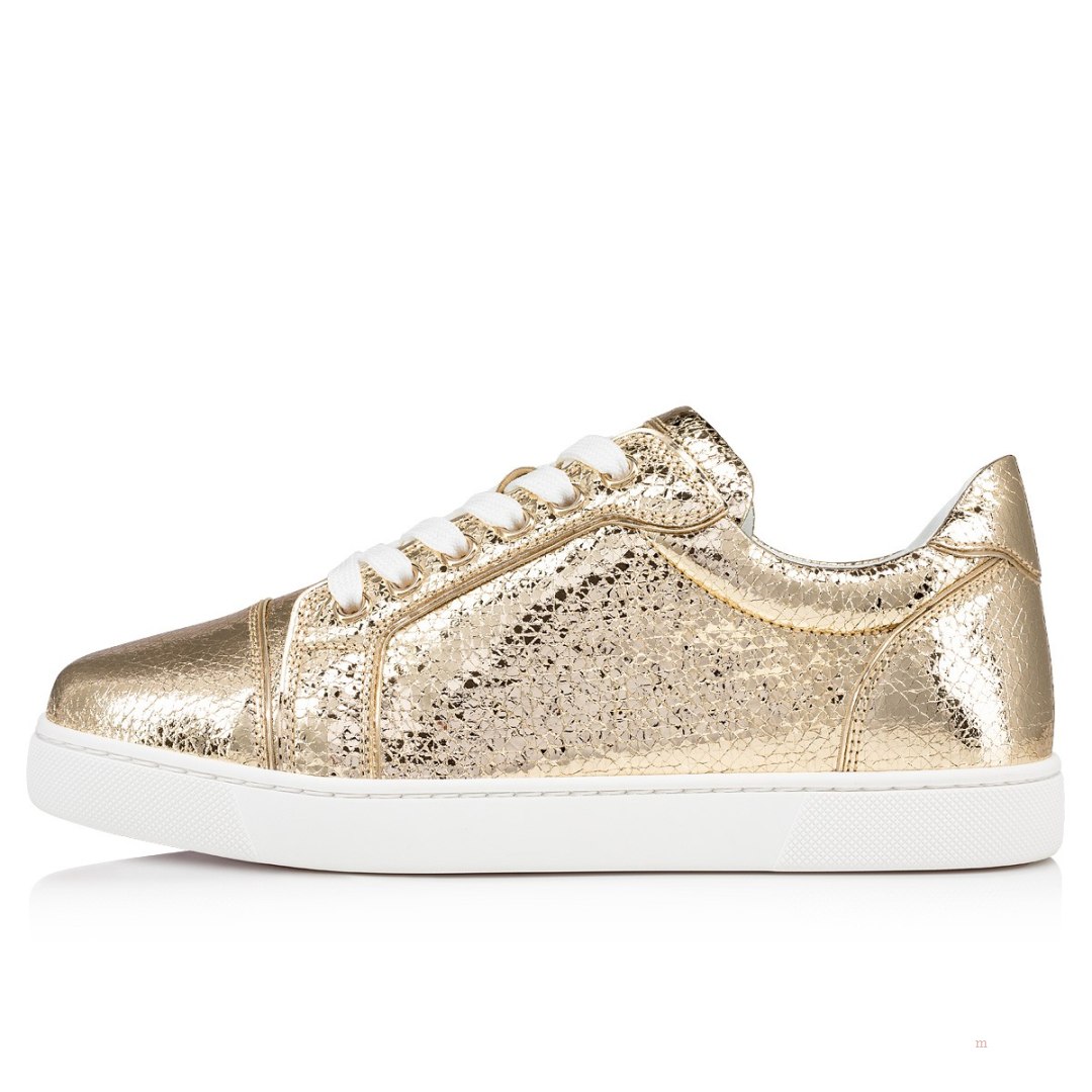 Christian Louboutin Vieira Women's Sneakers Gold | JIFAGO579