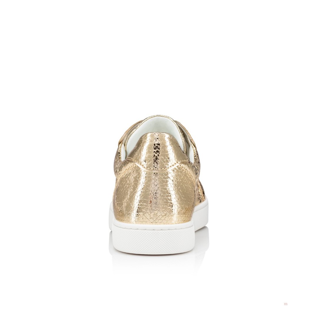 Christian Louboutin Vieira Women's Sneakers Gold | JIFAGO579