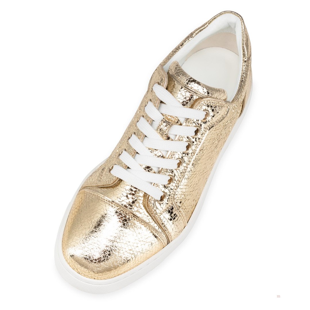 Christian Louboutin Vieira Women's Sneakers Gold | JIFAGO579