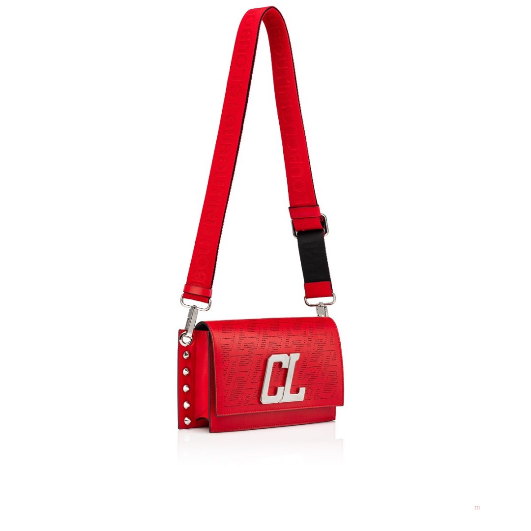 Christian Louboutin Wallstrap Men's Messenger Bag Red | EOJZVQ529