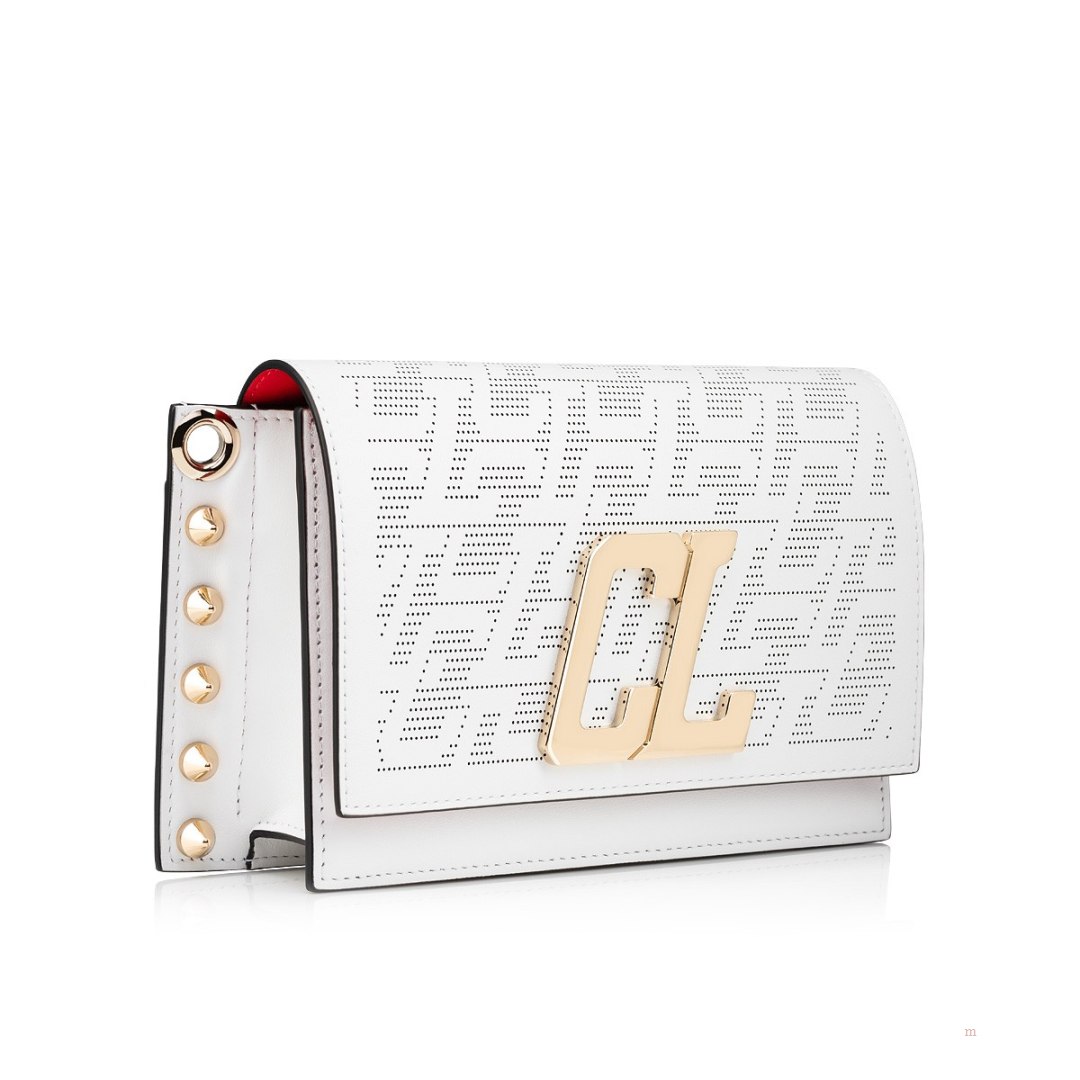 Christian Louboutin Wallstrap Men's Messenger Bag White | YUPMQT109