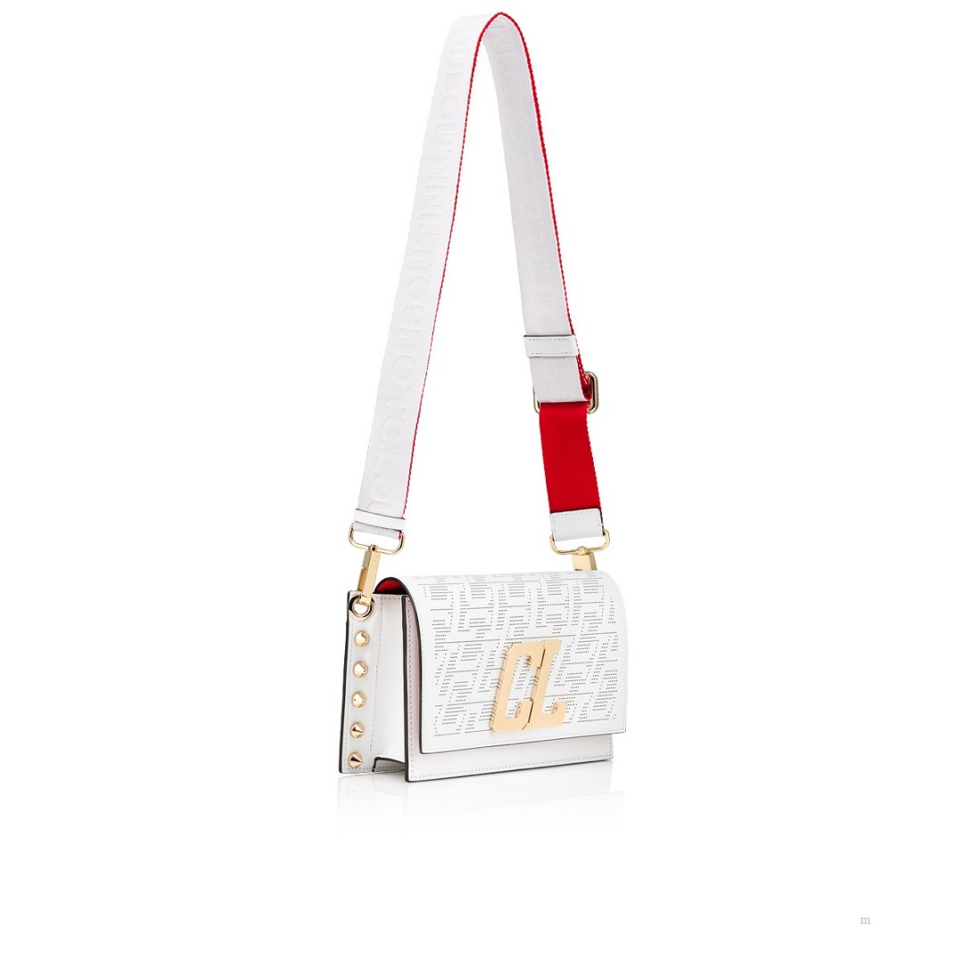 Christian Louboutin Wallstrap Men's Messenger Bag White | YUPMQT109