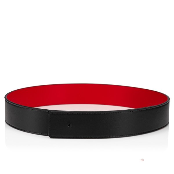 Christian Louboutin Belt strap Men's Belt Black | MKJOWZ741