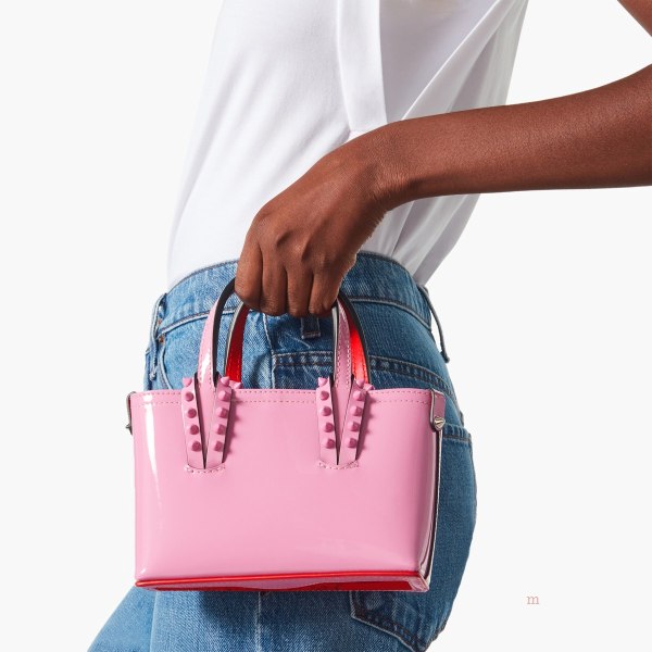 Christian Louboutin Cabata E/W nano Women's Tote Bag Pink | BOHFNL183