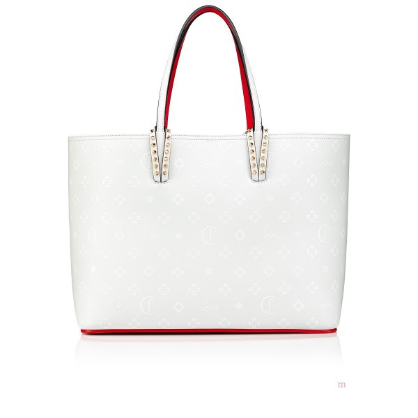 Christian Louboutin Cabata Women's Tote Bag White | LIFKNE793