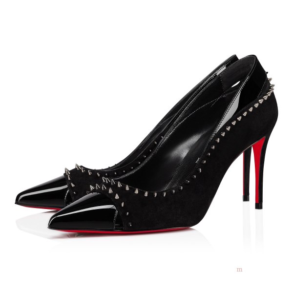 Christian Louboutin Duvette Spikes Women's Pumps Black | XKROWP560