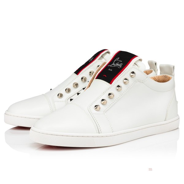 Christian Louboutin F.A.V Fique A Vontade Women's Sneakers White | UZBAGO193