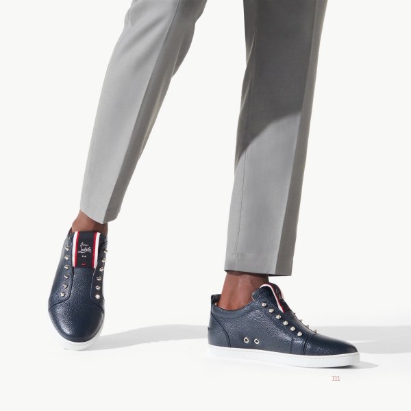 Christian Louboutin F.A.V Fique A Vontade Men's Sneakers Blue | YWZRBS951