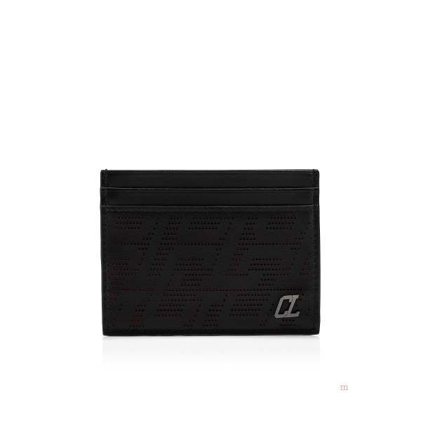 Christian Louboutin Kios card holder Men's Card Holder Black | GWDKOC062