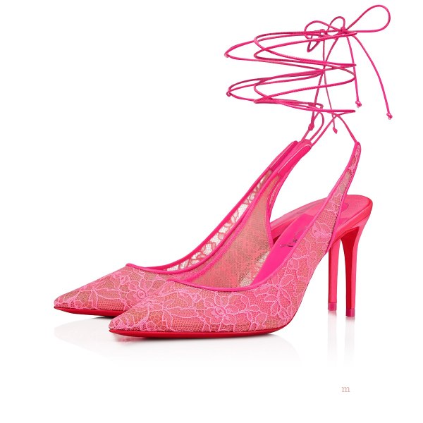 Christian Louboutin Lace Up Kate Women's Pumps Pink | ARUQKM569