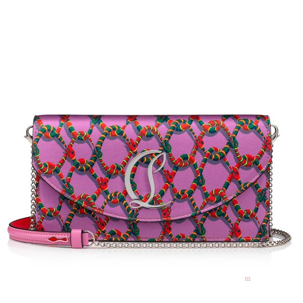 Christian Louboutin Loubi54 Women's Clutch Bag Pink | TDARNH795