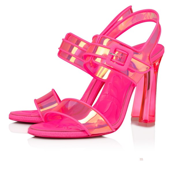 Christian Louboutin Loubi Duniss Women's Sandals Pink | VTPHXF186